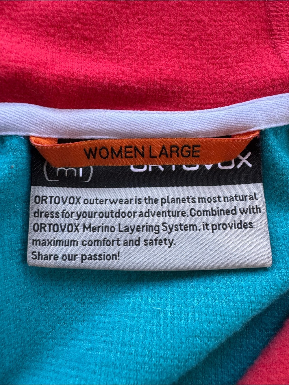 ORTOVOX Merino Fleece R’N’W Women’s Pullover Hooded Jacket Large - Picture 2 of 11